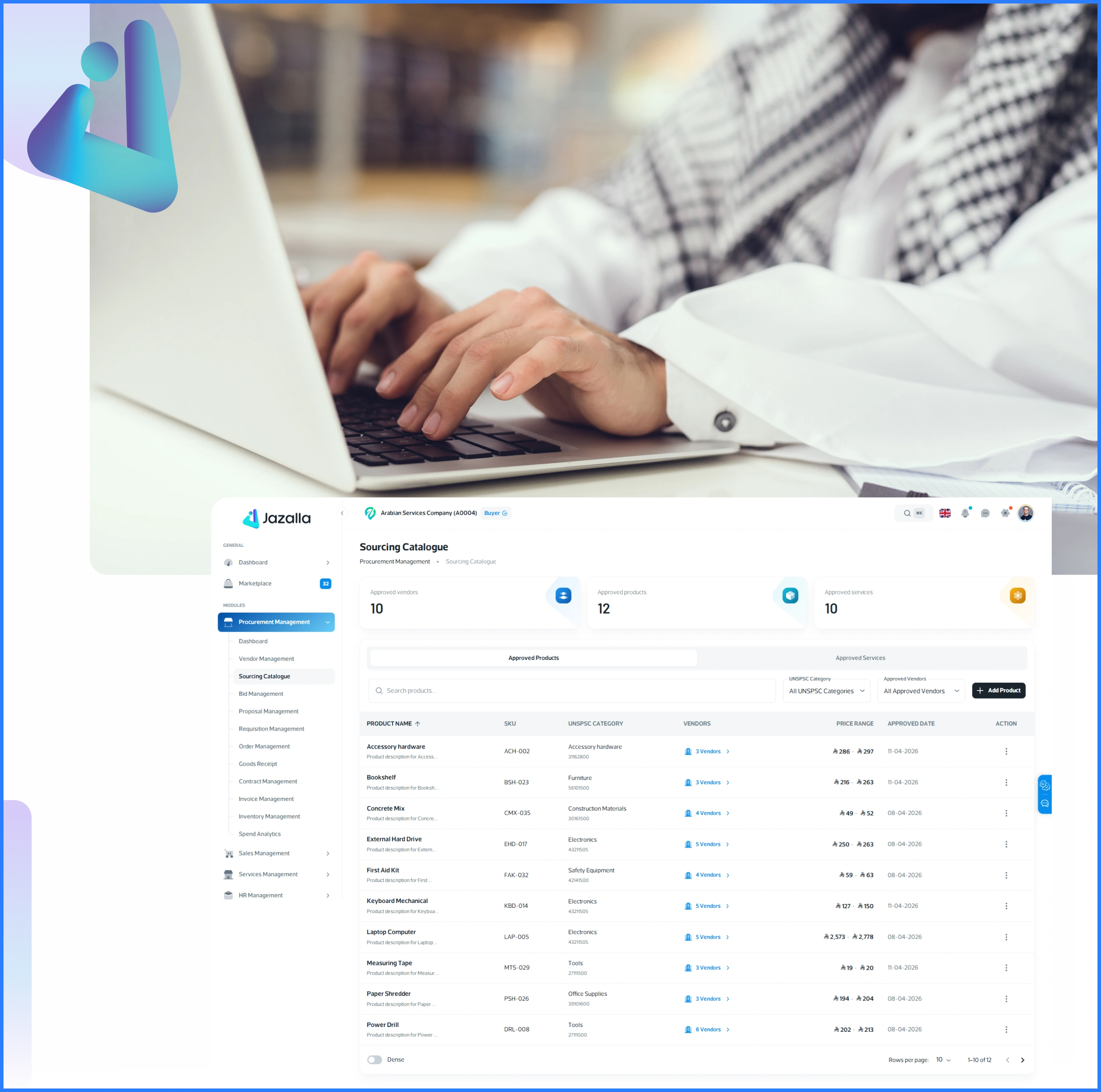 Standardize Procurement
with a Unified Sourcing Catalogue